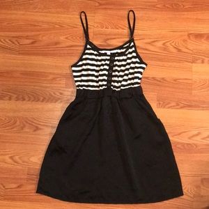 Xhilaration black mini dress